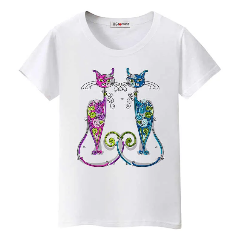 Round neck short sleeve T-shirt - 02 White
