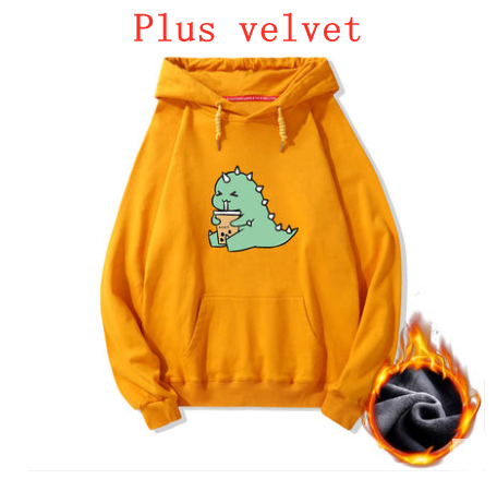 Men's loose autumn and winter hooded sweater