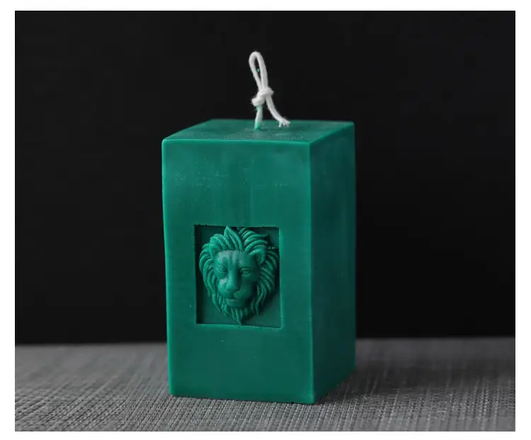 Candle Mold Creative Candle Lion Head Mold European Style Retro Aromatherapy Candle Ornament Handmade DIY Material