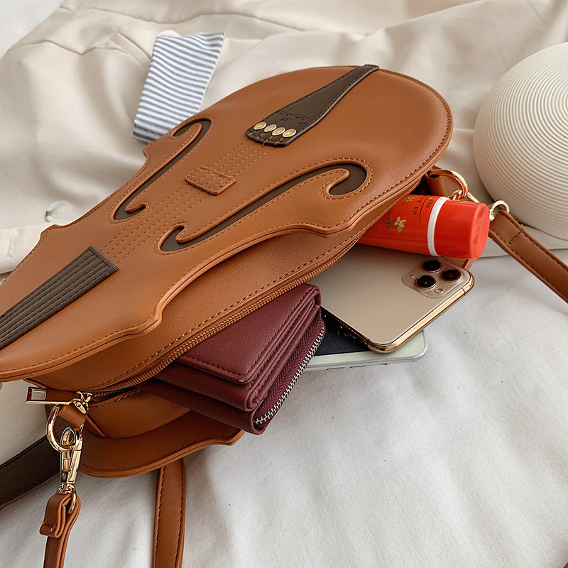 Ladies violin backpack Brown - Shop at LoveMi