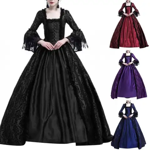 Lace Flared Sleeve Dress