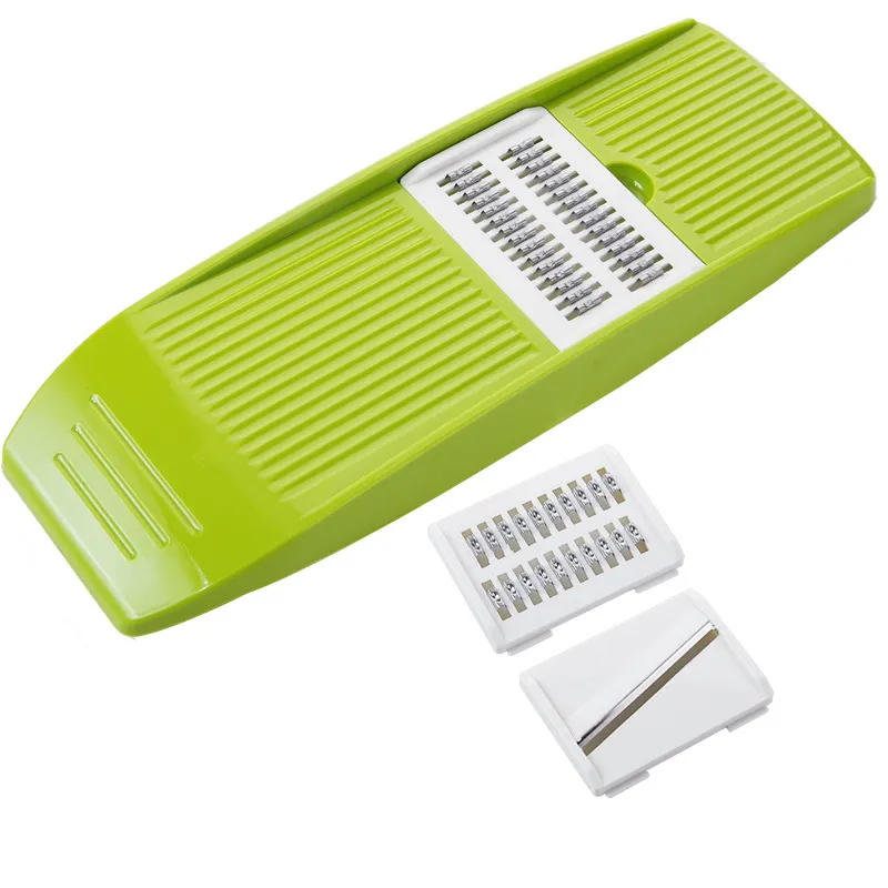Multifunctional vegetable cutter and grater - Green