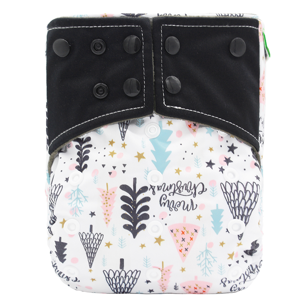 Baby washable leak-proof bamboo charcoal pocket cloth diapers — foto 14