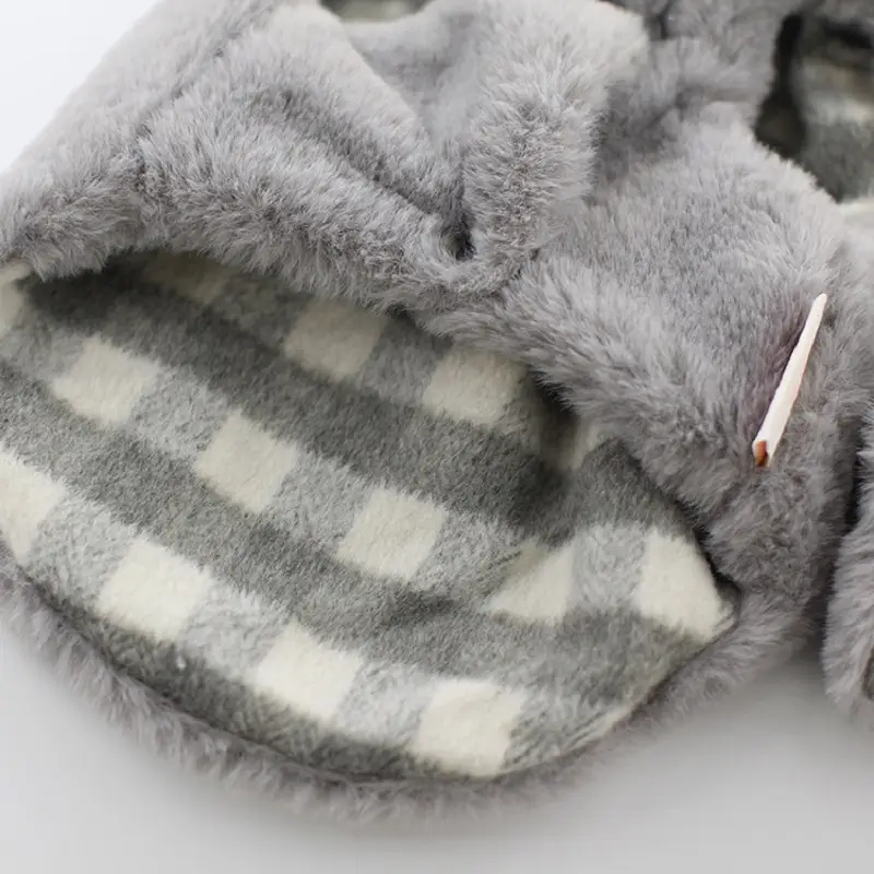 Rabbit Fur Double-Sided Cotton Coat Fur Collar