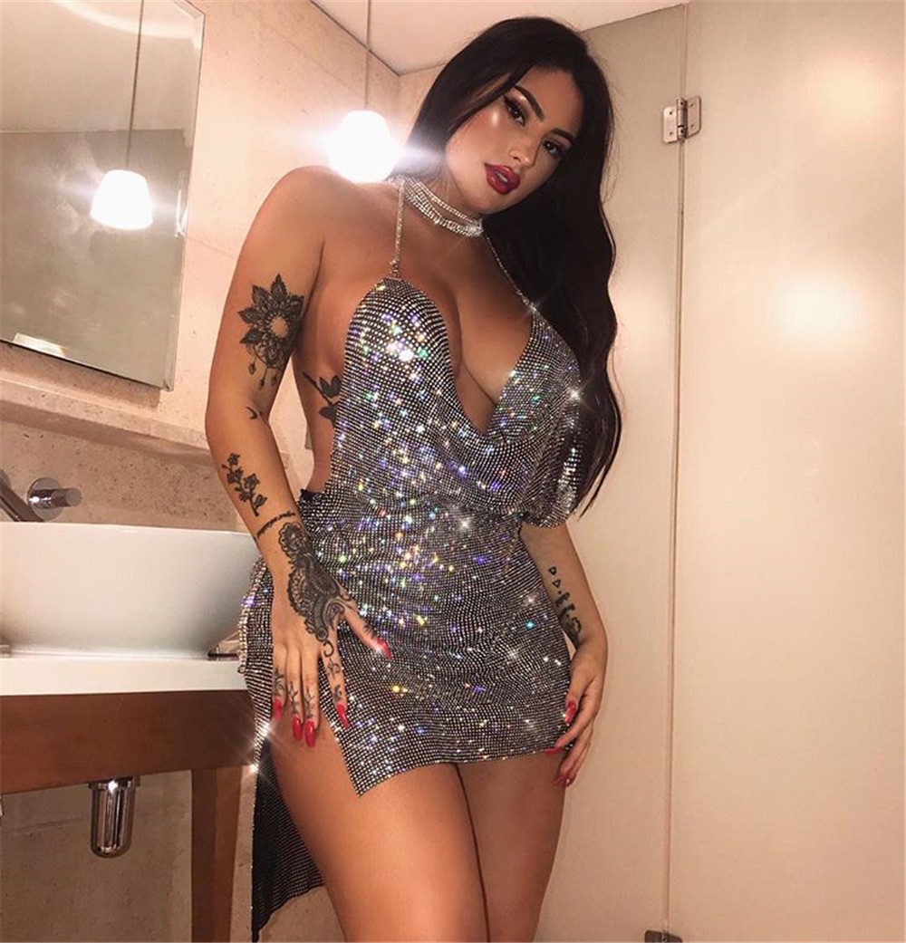 Sexy suspender dress