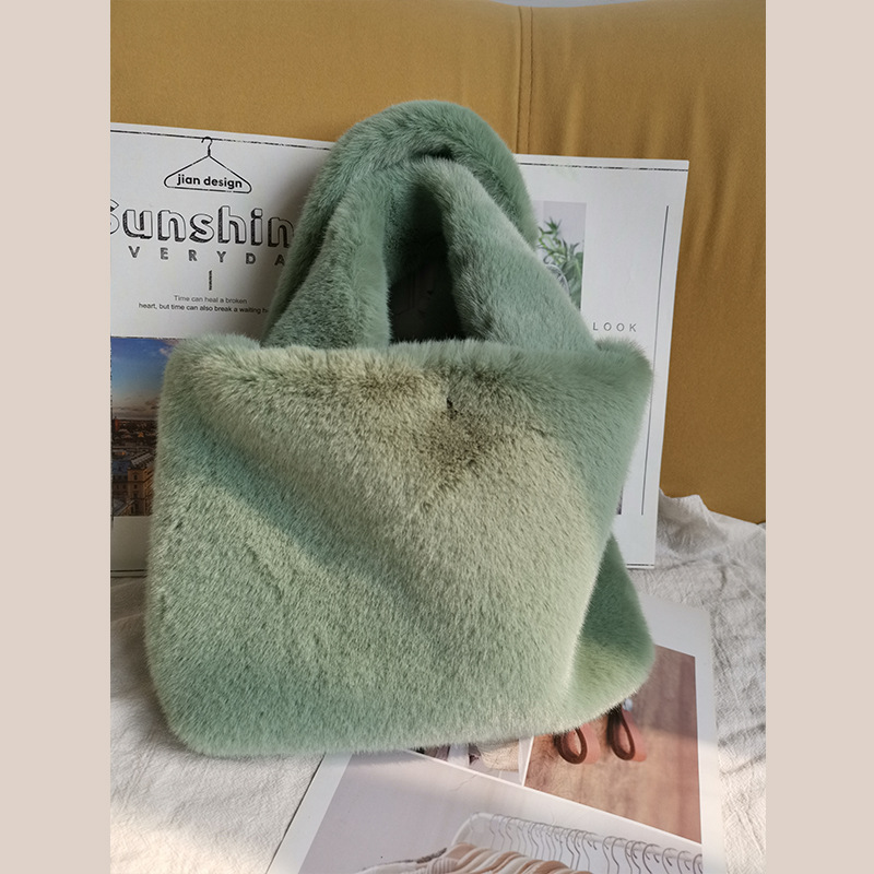 Faux Fur Handbag, picture 5 of 12