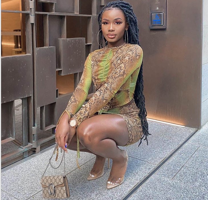 Long-sleeved Lace-up Sexy Hollow Slim T-shirt