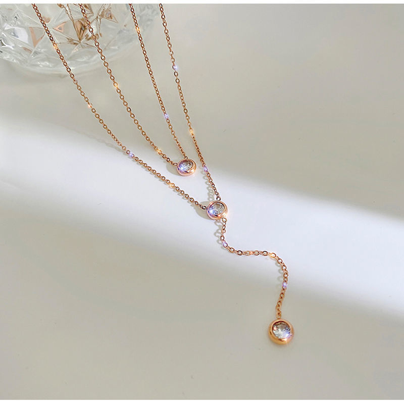 Titanium steel clavicle chain