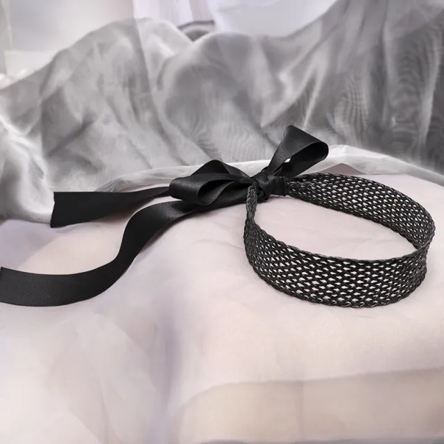 Hand Woven Headband Headband Sweet Korea Black - Shop at LoveMi