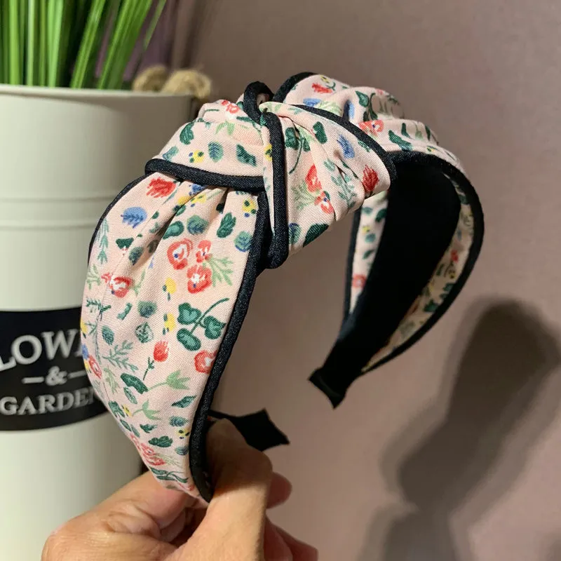Korean Version Of Gorest Color Wide-Brimmed Headband - Pink