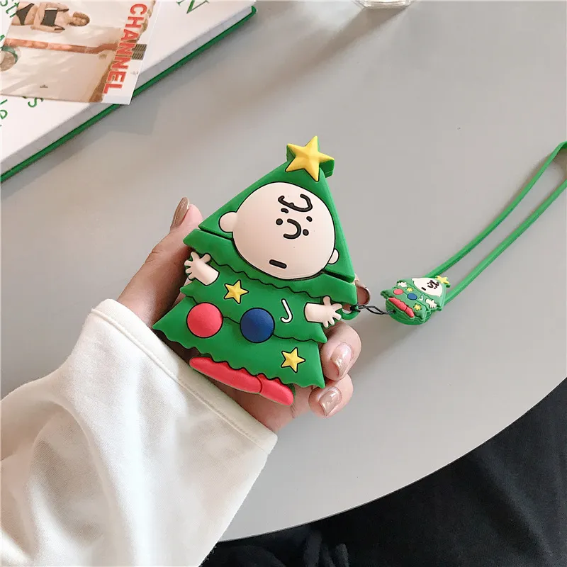 Compatible with Apple, Christmas Cute AirPods case – image 3