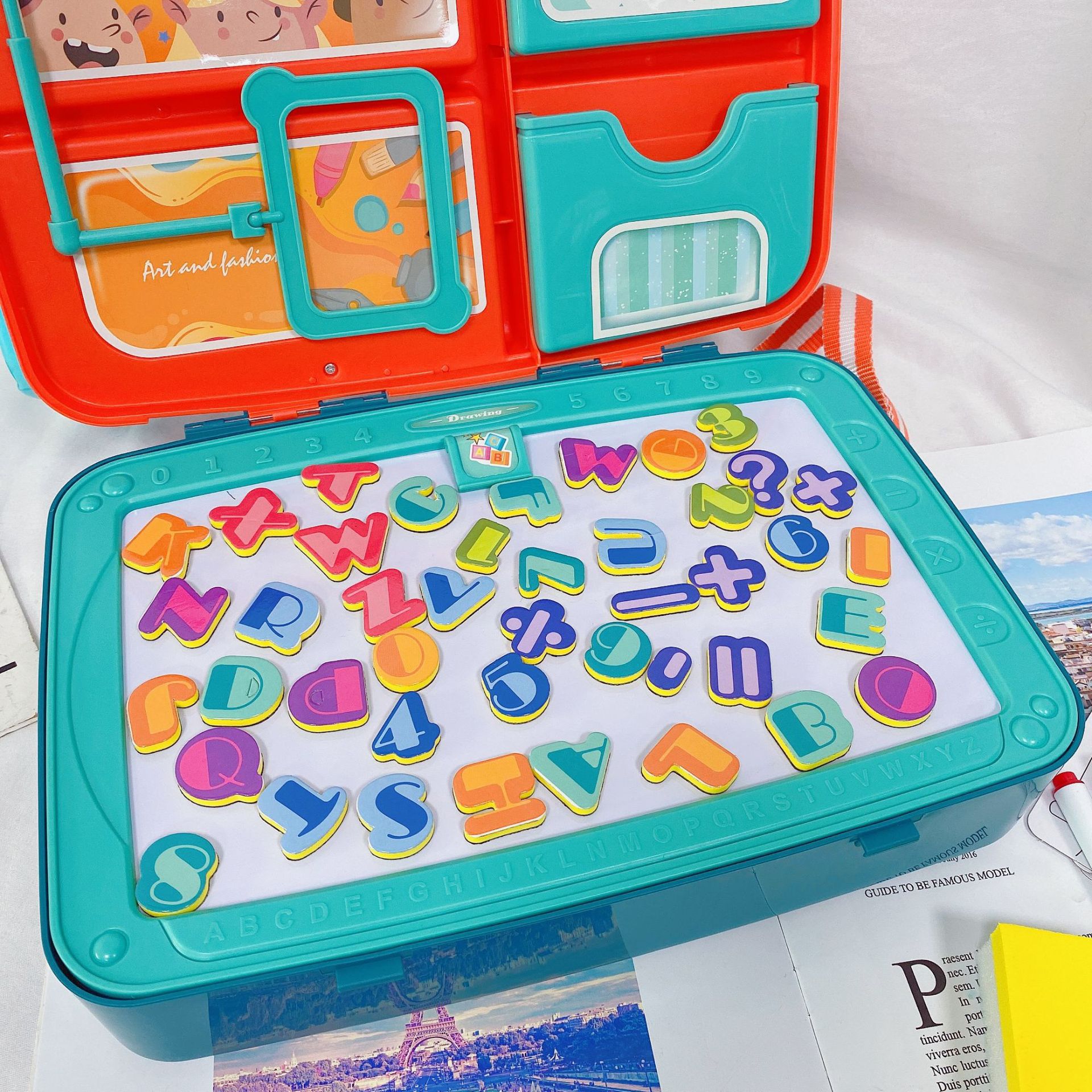 Children's 2 in 1 Painting Learning Backpack Toy — foto 4