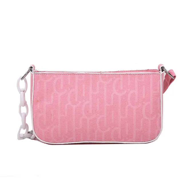 Denim underarm bag Pink - Shop at LoveMi