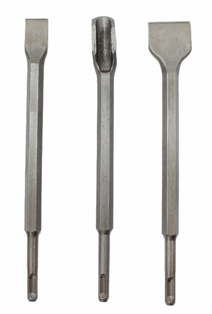 Round shank chisel four-piece set hook chisel