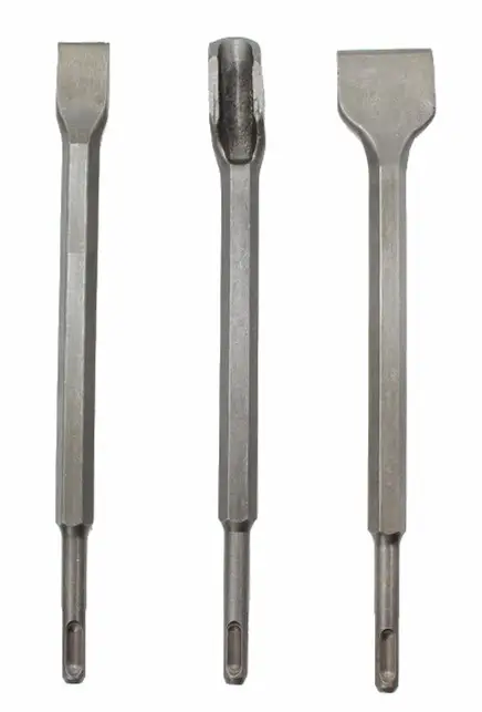 Round shank chisel four-piece set hook chisel