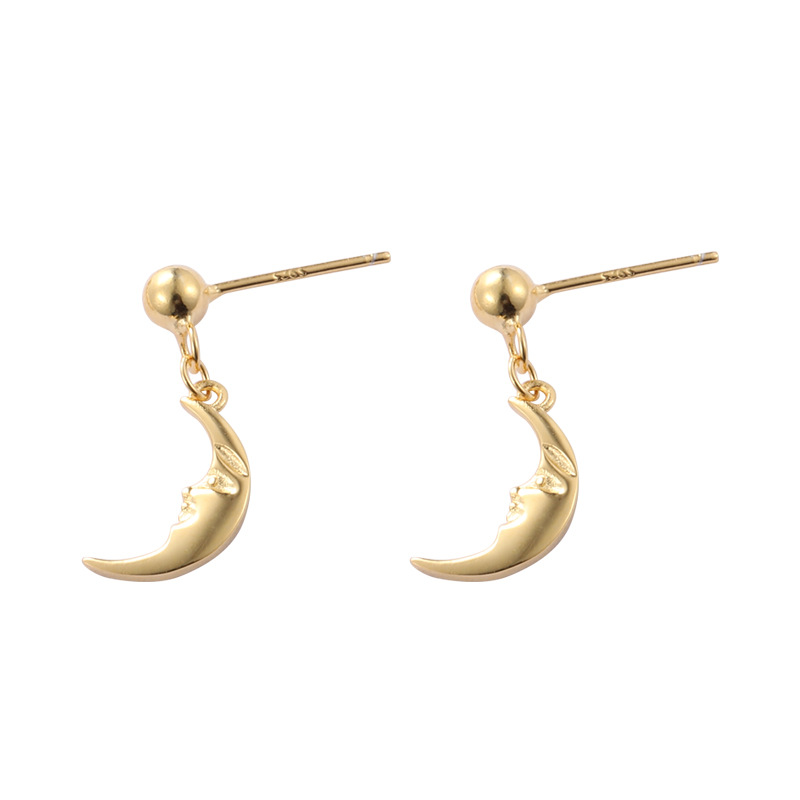 Golden Moon Earrings