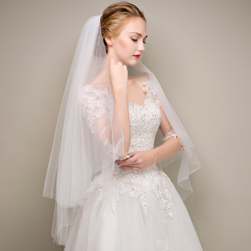 Double layer photo veil White - Shop at LoveMi