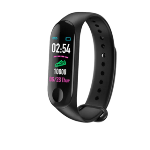 Compatible With , Smart Bracelet Heart Rate And Blood Pressure Exercise Meter Step Information Push Smart Reminder Color Bracelet – image 3