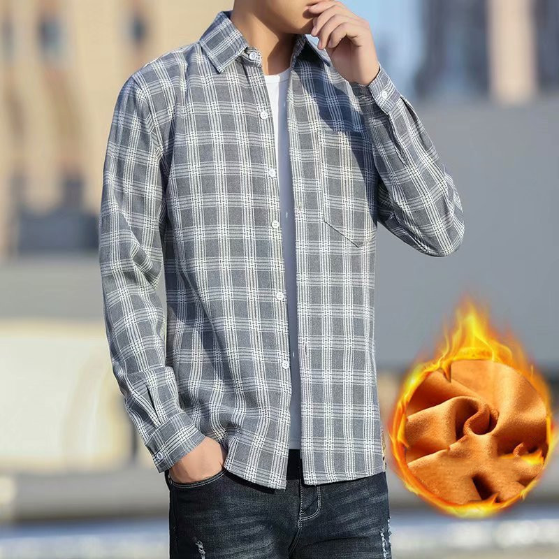 Long sleeve plaid shirt