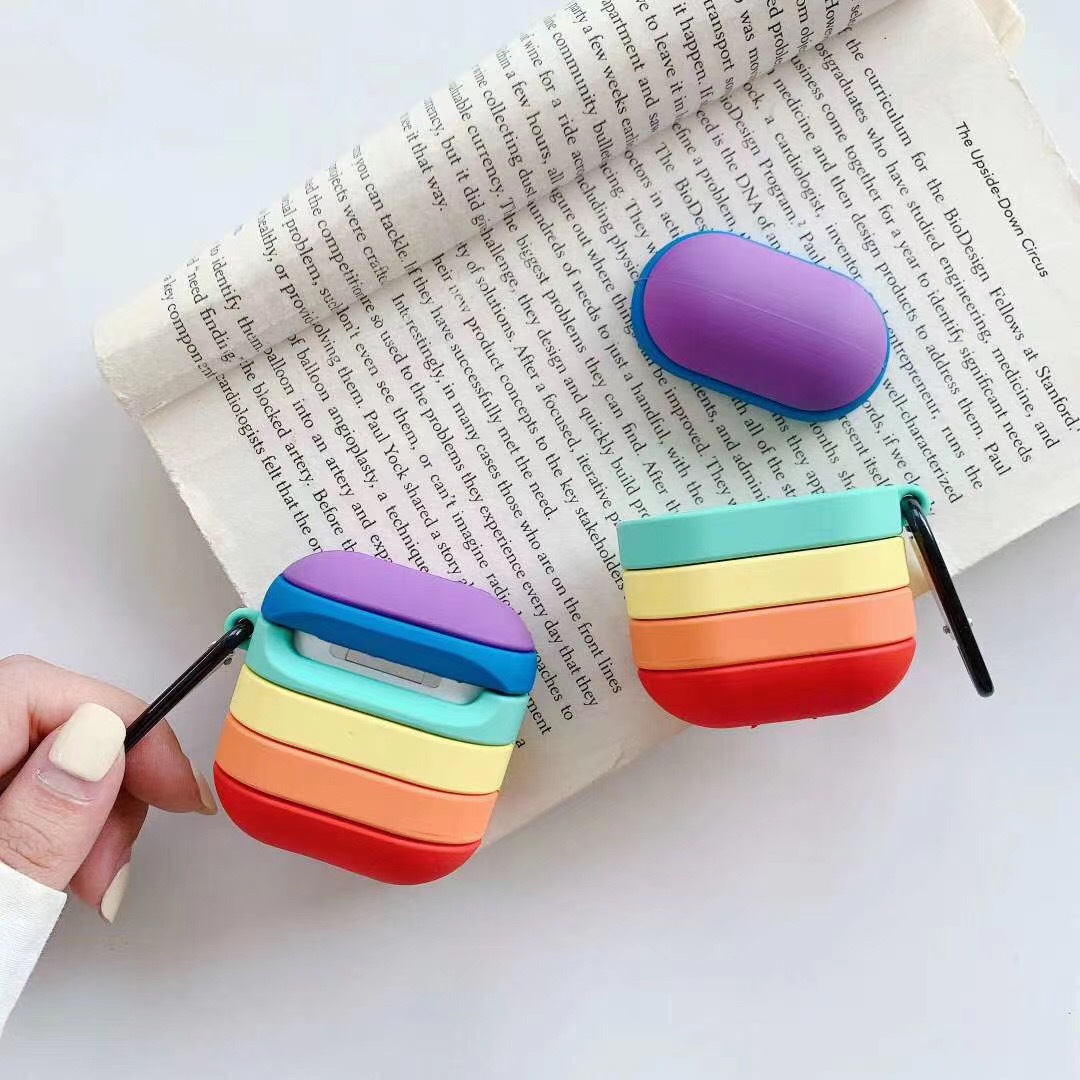 Compatible with Apple, Rainbow protective sleeve