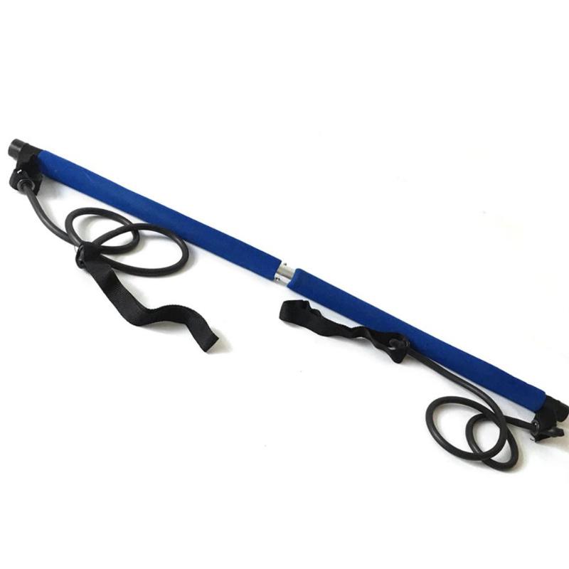 Pilates Bar Kit with Resistance Bands, Workout Equipment for Legs, Hip, Waist an