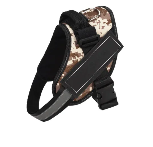 Adjustable Pet Harness For Dog Vest ID Custom Patch Outdoor Walking Dog Supplies Camouflage C - Shop at LoveMi