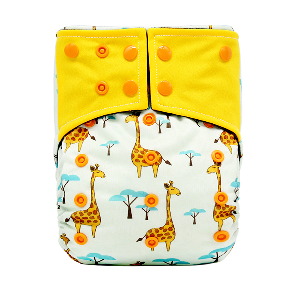 Baby washable leak-proof bamboo charcoal pocket cloth diapers — foto 18