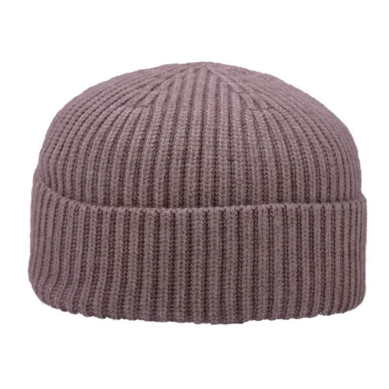 Retro Solid Color Adult Melon Hat - Light Khaki