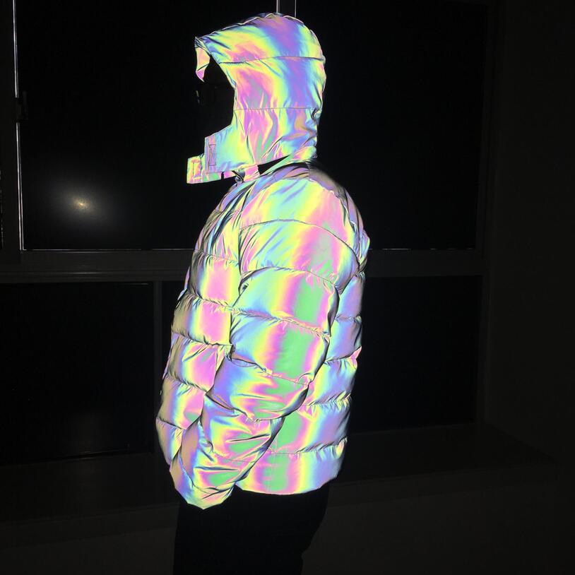 Reflective cotton padded jacket