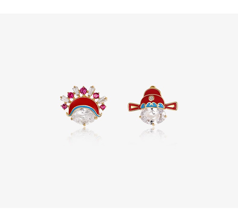 Peking Opera Huadan Xiaosheng Earrings