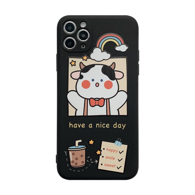 Compatible with Apple, Cow is suitable for iphone11Pro mobile phone case