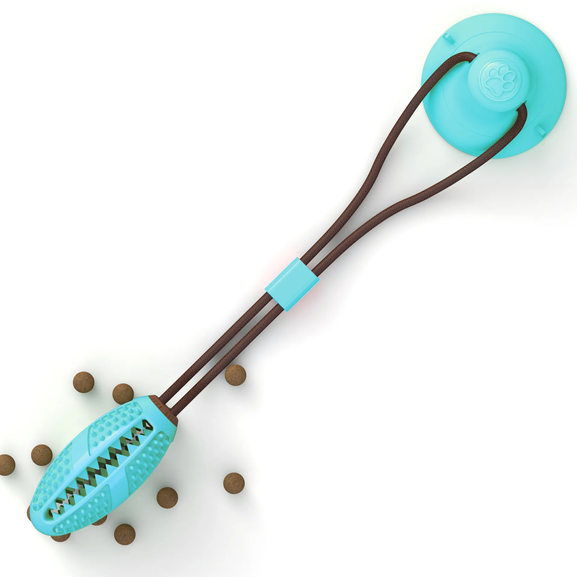 Dog Toys Silicon Suction Cup Tug Interactive Dog Ball Toy For Pet Chew Bite Tooth Cleaning Toothbrush Feeding Pet Supplies – image 6