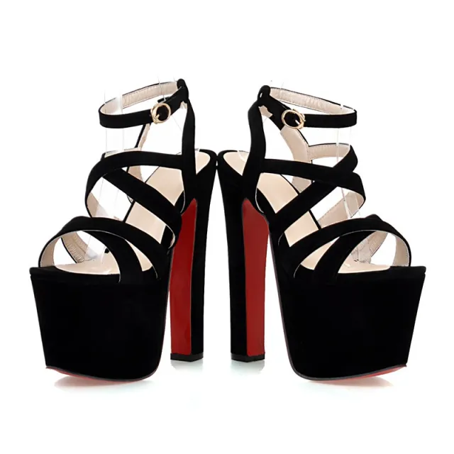 Stage catwalk high heel women's shoes Black - Shop at LoveMi