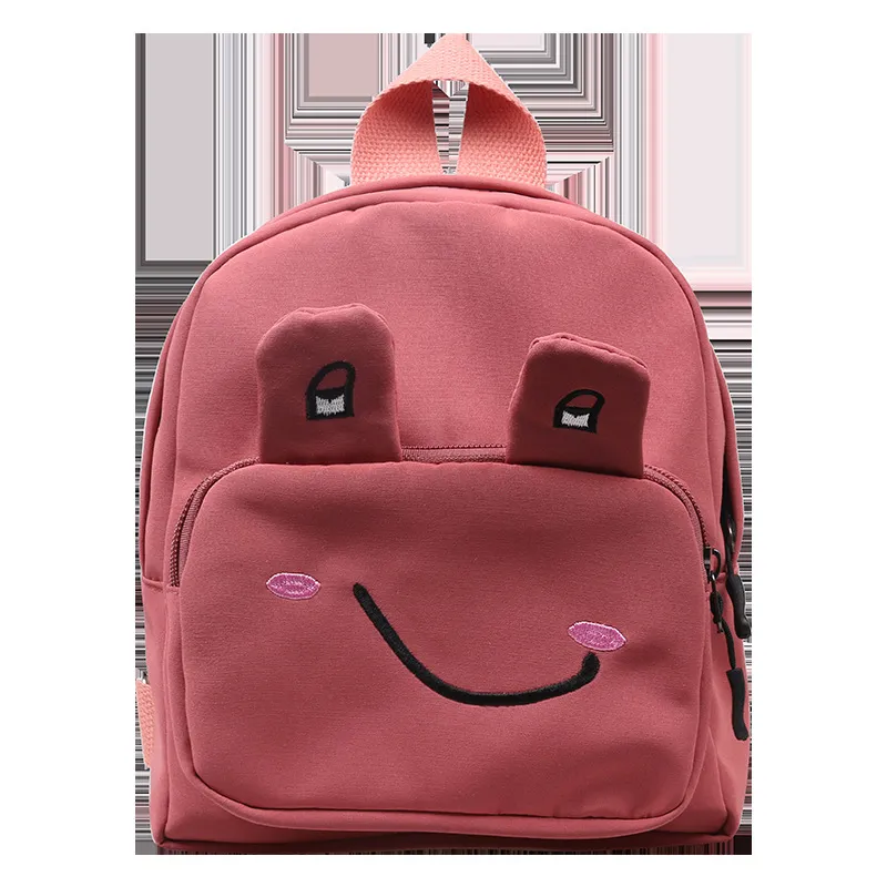 Children's nylon waterproof backpack - Rose