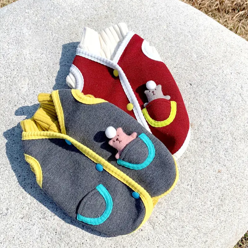 Rabbit Cardigan Sweater Puppy Dog Clothes
