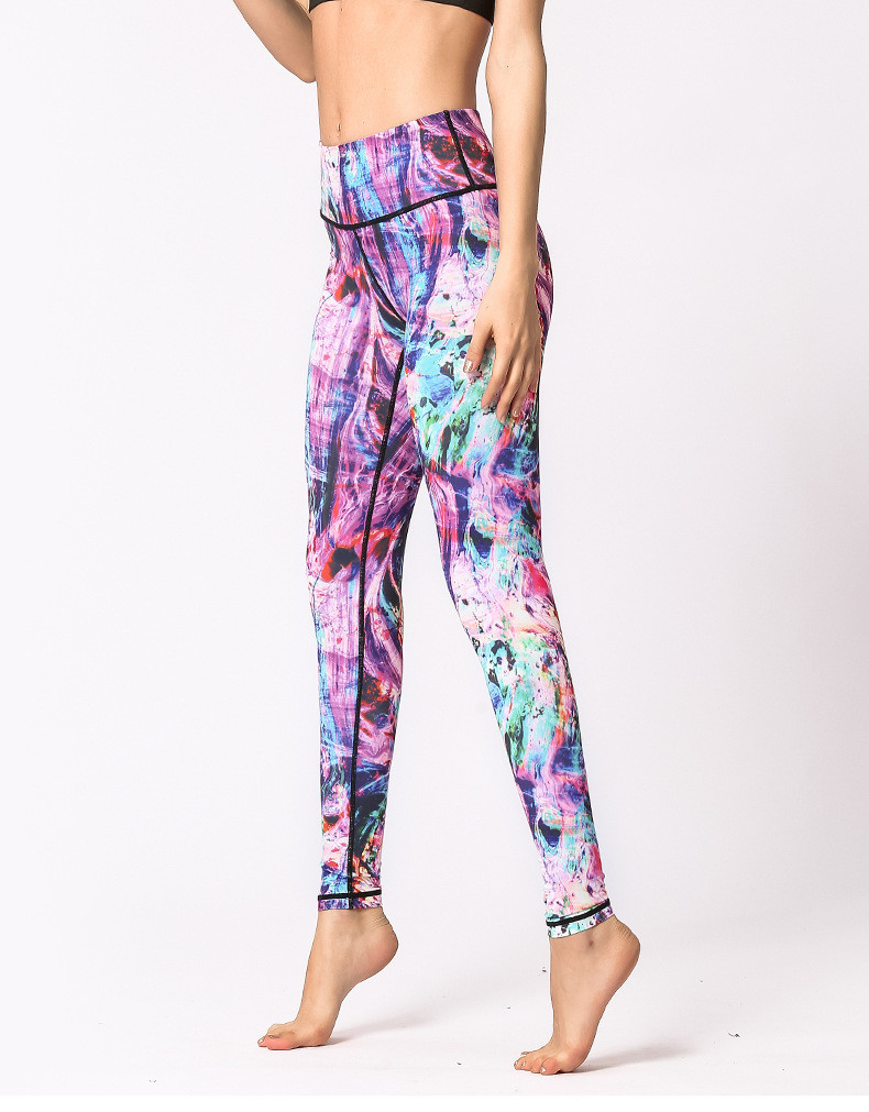 Printed Yoga Leggings, picture 5 of 9