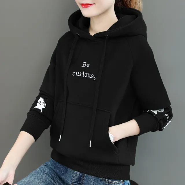 Women's fashion cotton sweater Black - Shop at LoveMi