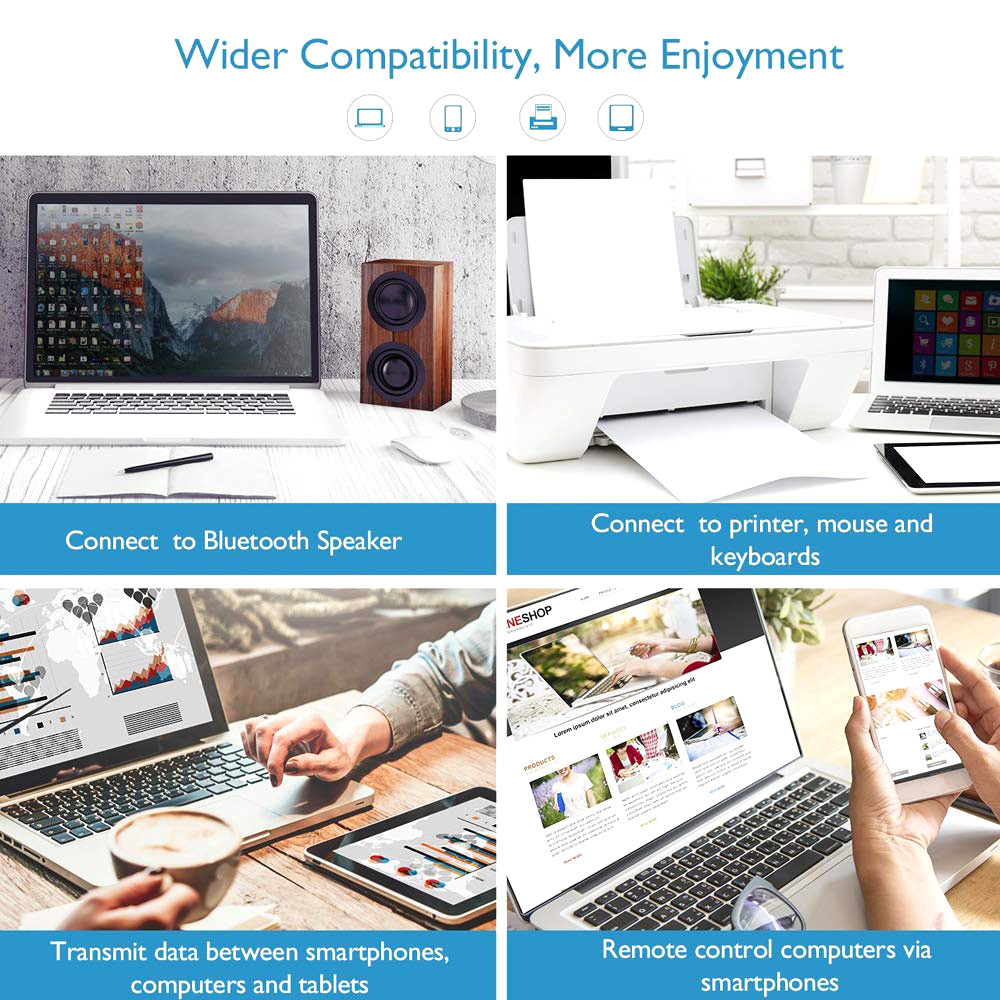 Bluetooth 5.0 Audio Receiver Transmitter Two-In-One Bluetooth Adapter Car Speaker Computer TV Transmitter - Image 5