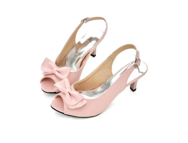 Summer bow with sandals Pink - Shop at LoveMi