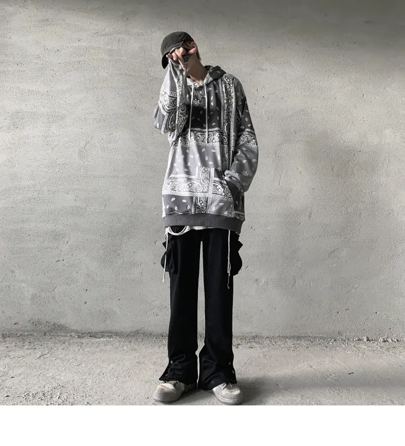 Retro Roman cashew Hoodie