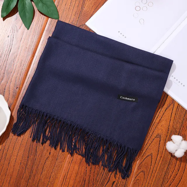 New Designer Brand Women Scarf Shawls Lady Wraps Foulard Neck Scarves Dark Blue - Shop at LoveMi