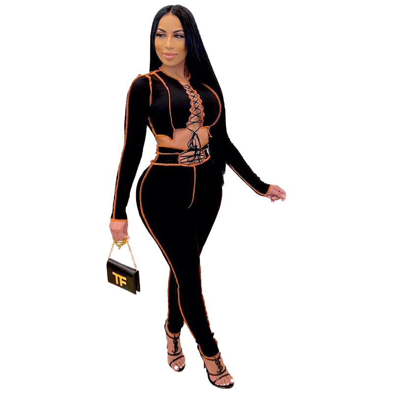 Irregular women's long sleeve suit