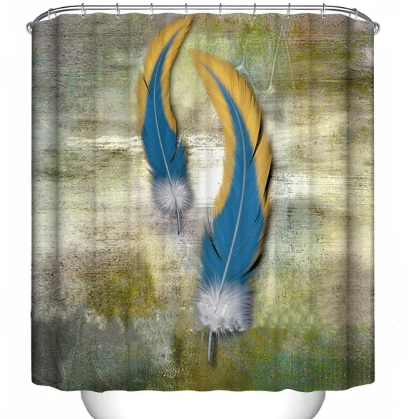 Custom Printed Digital Bathroom Waterproof Toilet Curtain 5Style - Shop at LoveMi