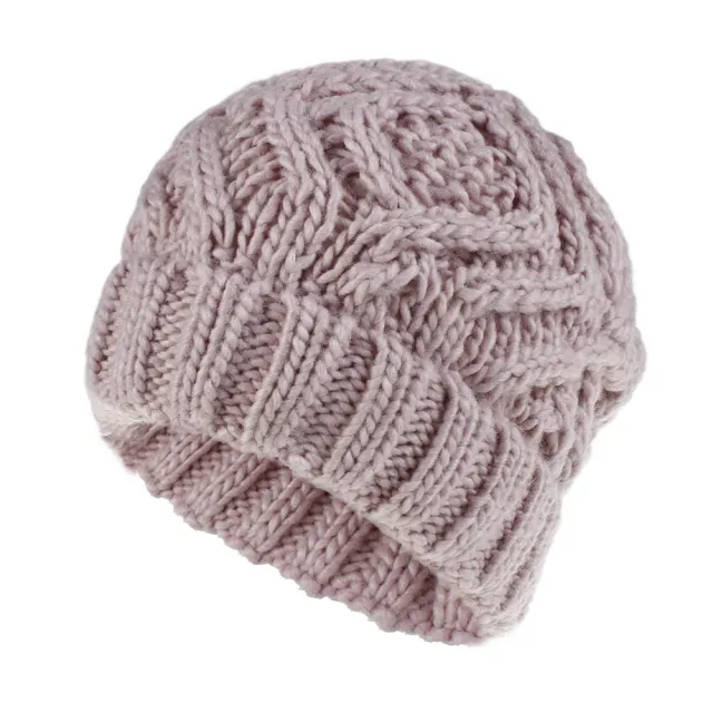 Woollen knitted hat Pink - Shop at LoveMi