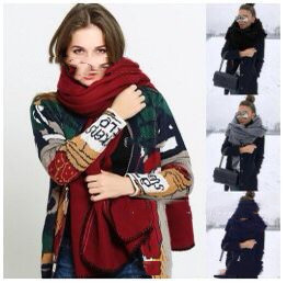 Superfine fleece windproof big scarf all-match shawl