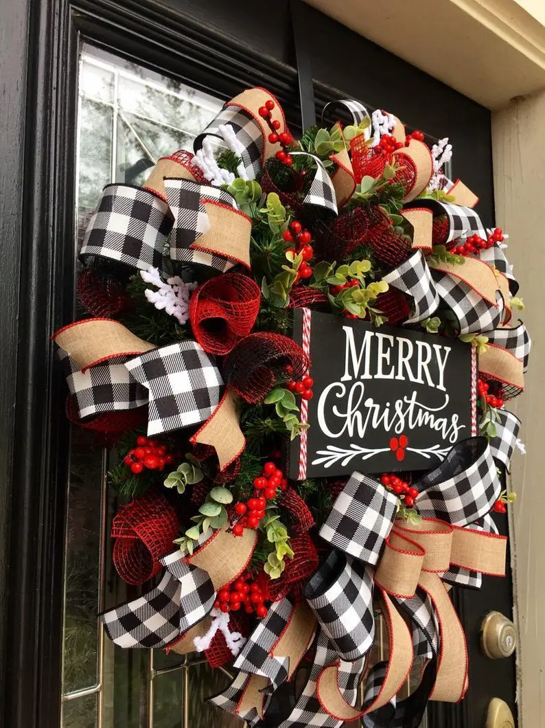 Christmas bow garland – image 4