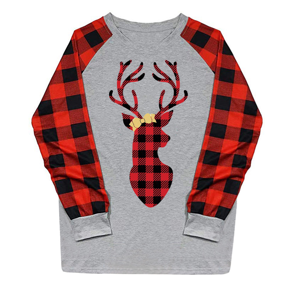 Color block top with raglan sleeves