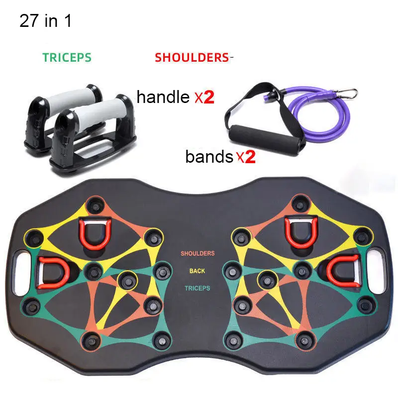 Push-up bracket folding home chest training bracket