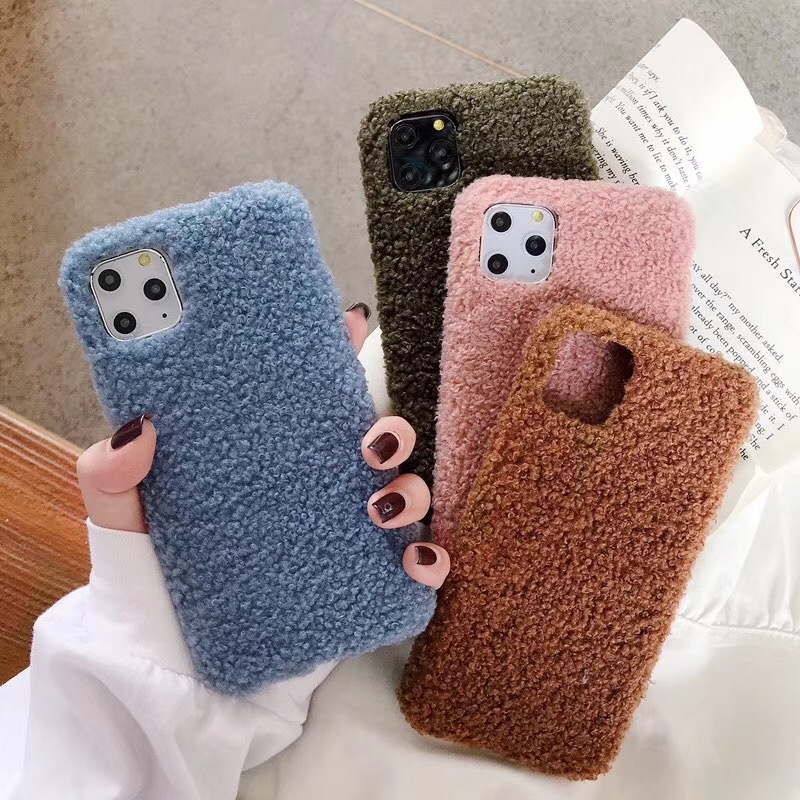 Phone case solid color winter