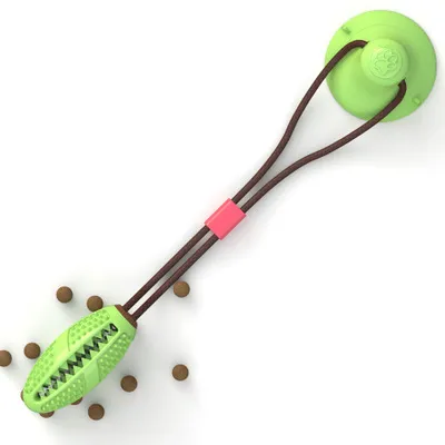 Dog Toys Silicon Suction Cup Tug Interactive Dog Ball Toy For Pet Chew Bite Tooth Cleaning Toothbrush Feeding Pet Supplies – image 3